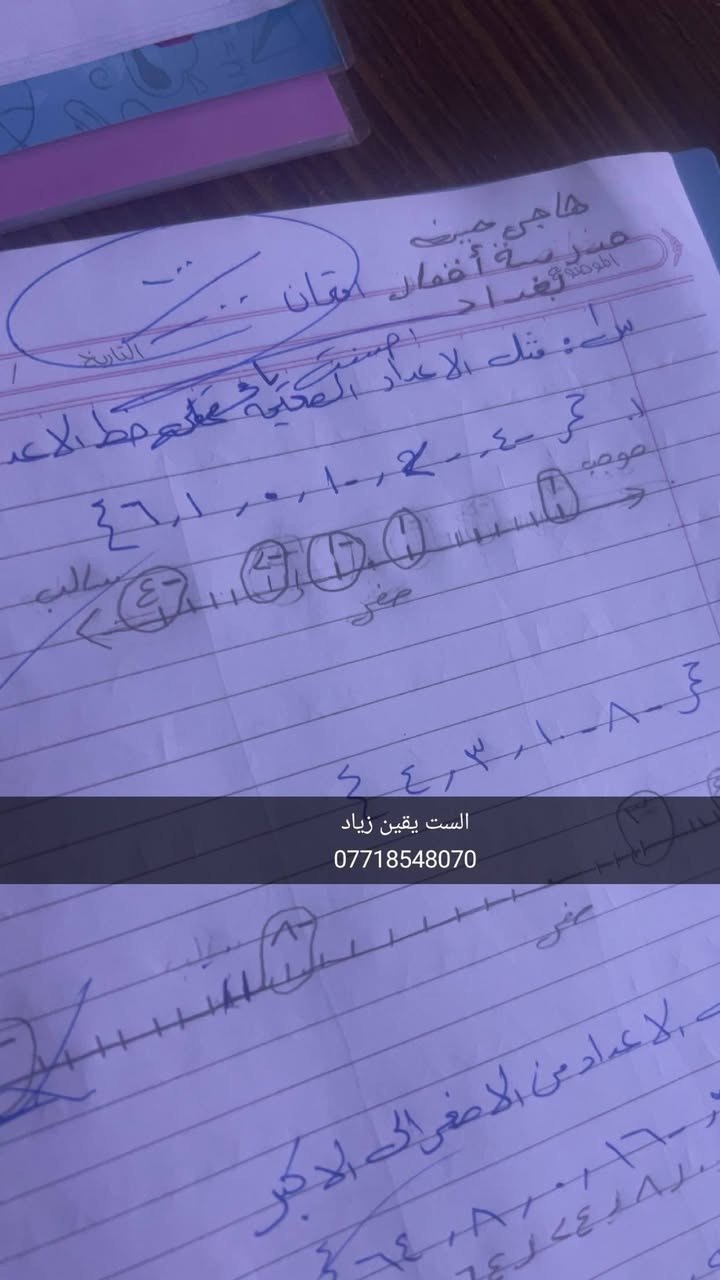 عرض خاص ولفتره محدوده سعر الحقيبه الكامله  للمراحل الابتدائيه 30الف
والسادس ابتدائي 40الف
المتوسطة 50الف 
ثالث متوسط 75 الف 
الاعدادي 90الف فقط 
  الست يقين زياد 
الأمين الثانيه قرب تقاطع الزهور 
 *********** واتساب
