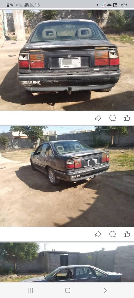 سلام عليكم اوبل سيناتور 1990 رقم انبار سنويه لل 27 عضم عاج محرك 3000 جديد كير اوتو جديد سياره بلاديه بدون صبغ و معجون مكفوله من دواخل شواصي و  لغود و بجم كله جديد سياره مال تعيمر يرادله صبغ و ترتيبات
السعر 12قفل 🔒🔒 كلشي موضحه ب المنشور 
مكان الرمادي 
***********
***********
