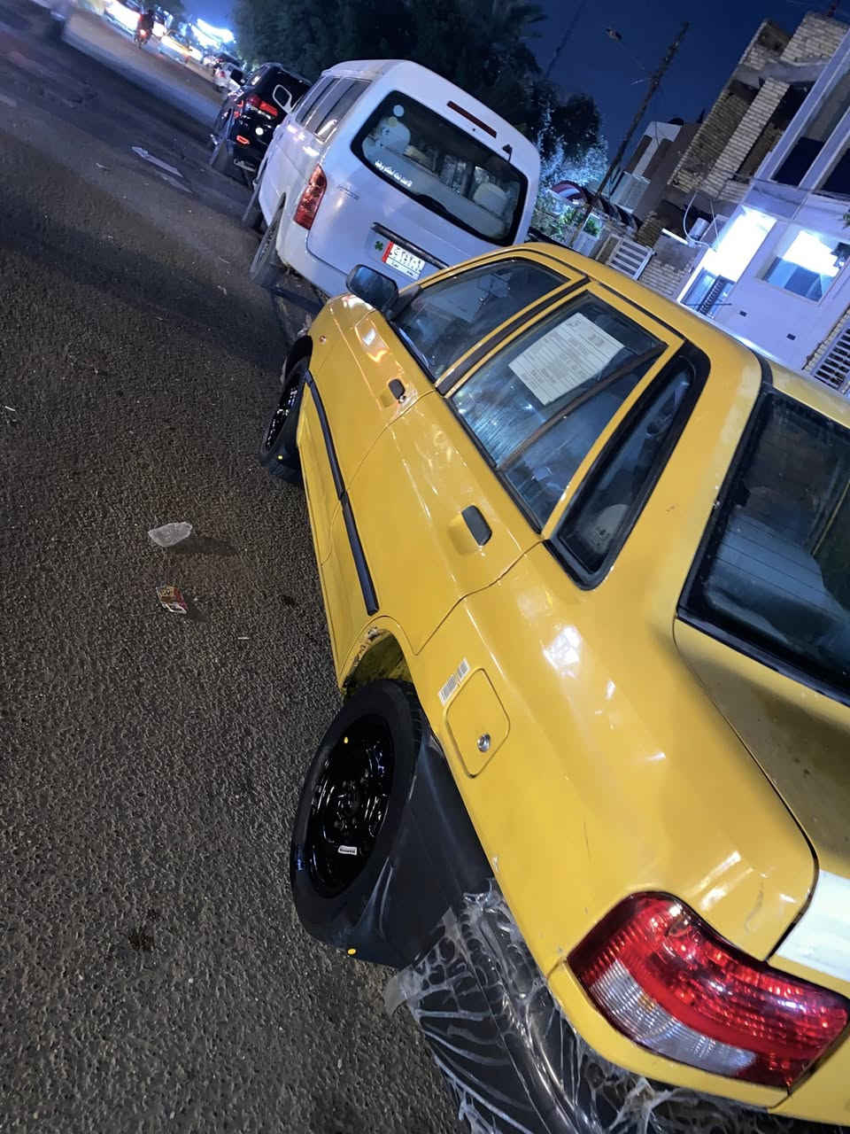 السلام عليكم اخوان سايبا موديل ٢٠١٢ تحويل مباشر بأسمي مكينه خير من الله صدر جديد شرط امامي خلفي شواصي مكفولات سياره جاهزه من كلشي مصفره هيئه وغرامات سنويه لل٢٠٢٨ بيها فقط باب مال عبري مبدل وجاملغ مبدل فقط تبديل سعرها ٣٠$ وبيها مجال للطيبين مكاني بغداد الشعب حي التجار رقم/***********
