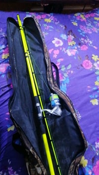 عدة صيد كاملة • قضبان كاربون 270سم • مكينة 7000 جديدة