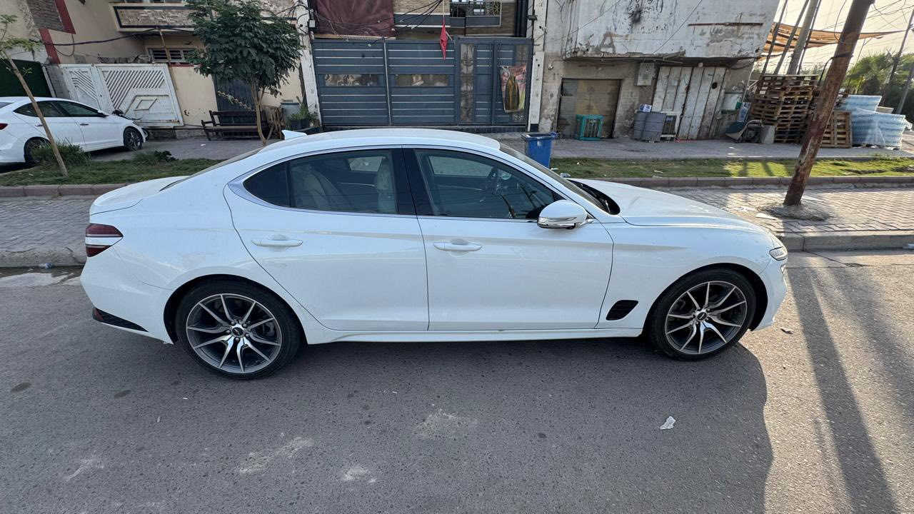 سلام عليكم
جنسس م2022
محرك 6سلندر توين تيربو
سياره امريكيه حادث موضح بل صور 
ممشه السياره 54mi
السياره فول مواصفات عده الفتحه 
السياره حلوه ونضيفه
للاستفسار الاتصال علا الرقم 
***********
