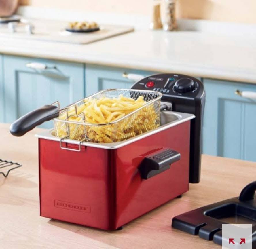 للبيع قلاية زيتية بريطانية جديدة بالباكيت مامستخدمة لون احمر مميز ماركة KitchenCook
 القدرة: 2100 واط
 السعة: 3 لتر
ستانلس ستيل (INOX)
مقاومة للصدأ


**إذا كنت صاحب هذا الإعلان وتريد حذفه لأي سبب، رجاءا أرسل رسالة إلى الدعم الفني**