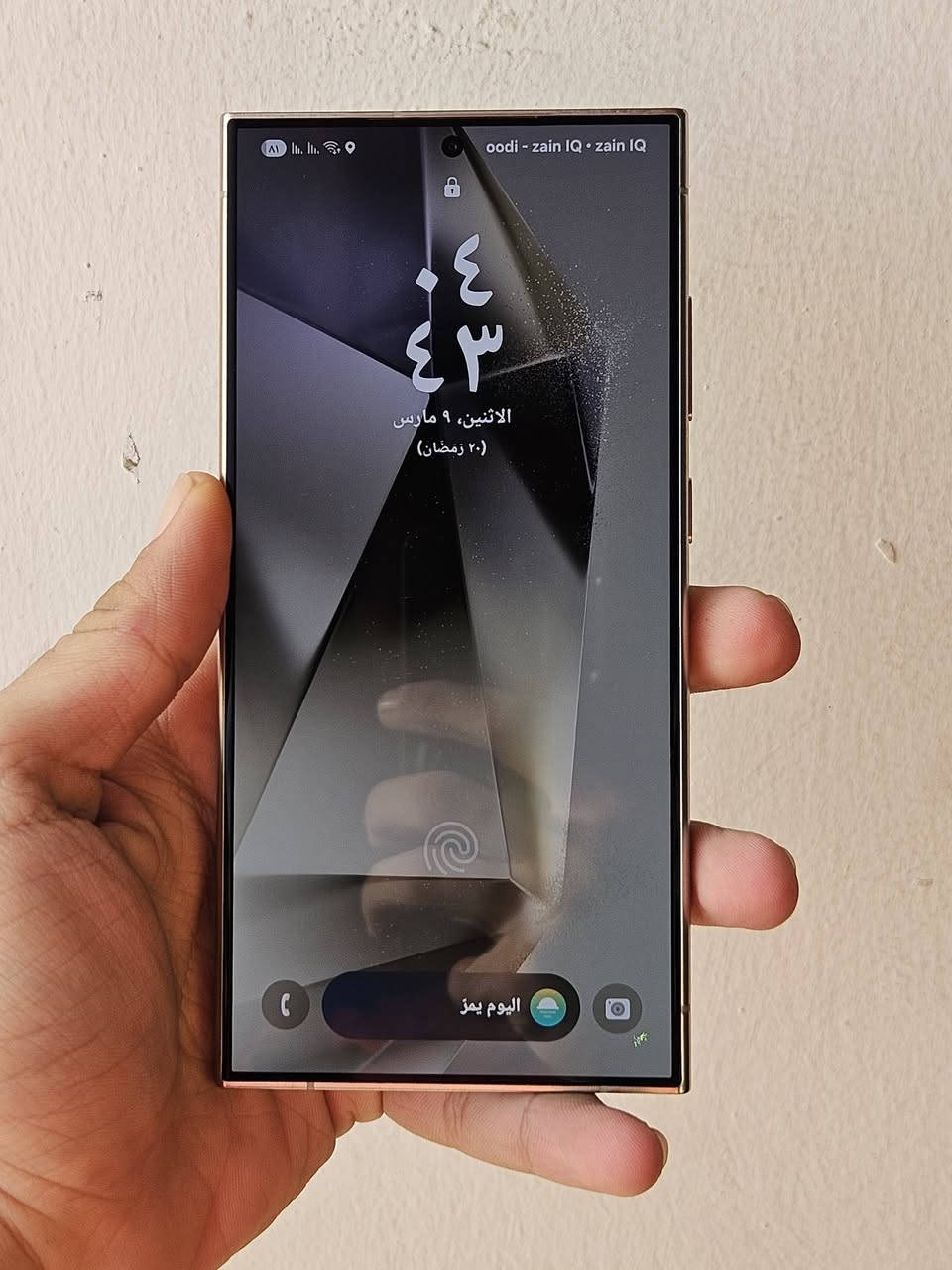 S 24 ULTRA || 256 G
نضيف جدا شخط مابي بس هاي البكسلات القليله لان وكع من ايدي الجهاز استخدامه قليل كامل ملحقاته 
للبيع بسعر ٧٥٠ 
مكاني شارع فلسطين
واتساب 
***********
