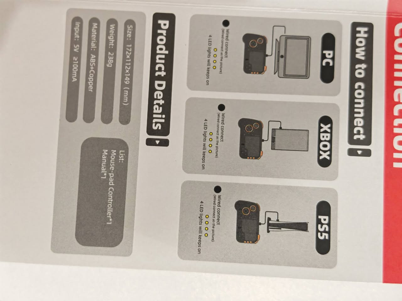 جويستك سلكي احترافي نوع IINE Mouse-pad Pro Controller
تصميم مريح وخفيف – لون وردي مميز 💗
✅ يدعم: PC / PS5 / XBOX
✅ أزرار سلسة وسريعة الاستجابة
✅ سلك USB طويل وثابت
✅ مناسب لألعاب الحروب، والألعاب الاخرى
للبيع قيم سعرها


**إذا كنت صاحب هذا الإعلان وتريد حذفه لأي سبب، رجاءا أرسل رسالة إلى الدعم الفني**