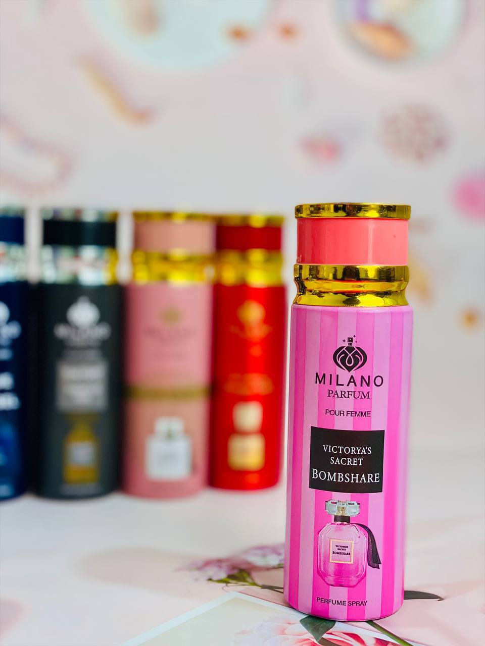 ✨💎 عطور MILANO PARFUM الفخمة الانكليزية 💎✨
مجموعة عطور مميزة تجمع بين الأناقة والثبات العالي 🌸🔥
اختاري عطرك حسب ذوقك وخلي حضورك مختلف بكل مكان 😍

🌟 الأنواع والنكهات:
🖤 CRAET (أسود)
نكهة رجالية فخمة ✨
🌿 منعش + خشبي + لمسة عود

💙 BLUE DE CHAGEL (أزرق غامق)
عطر رجالي كلاسيكي 💎
🌊 منعش + حمضيات + ثبات قوي

🖤 TON FORT TOBACCO OUD (أسود)
عطر شرقي جذاب 🔥
🍂 تبغ + عود + دافئ وثقيل

🌸 AMOUR (زهري فاتح)
أنوثة ناعمة 💖
🌺 وردي + حلو + رومانسي

💗 VICTORYA’S SECRET BOMBSHARE (زهري غامق)
عطر بناتي جذاب 😍
🍓 فواكه + زهور + منعش

❤️ Bakkarat Rouge 540 (أحمر)
عطر فخم لا يُقاوم 🔥
🍯 عنبر + زعفران + سكر محروق

متوفر توصيل لكل محافظات العراق


**إذا كنت صاحب هذا الإعلان وتريد حذفه لأي سبب، رجاءا أرسل رسالة إلى الدعم الفني**