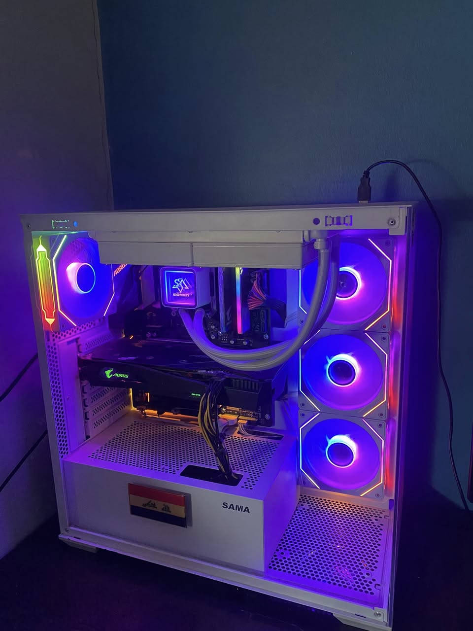 سلام عليكم بي سي لبيع موصفات                                                                   

GTX1660TI AORUS  علا براند يجي 3 فان
Ryzen 5 3500X معالج
 Gigabyte B450 AORUS Proمذر بورد 

رامات 16 من شركه AORUS 

الباور سبلاي550W

PC نضيفه الله يشهد ما واجهت بيه اي مشله 

ملاحضه تك من رامات بس ارجيبي وكف اما رام شغال مابي اي مشكله انطي بي ضمان اذا بي خلل تجي تفحص بعينك 

السعر 550الف🔒 ما تلكه هيج موصفات بهيج سعر ثق 

عنواني الدوره 
رقم ***********
