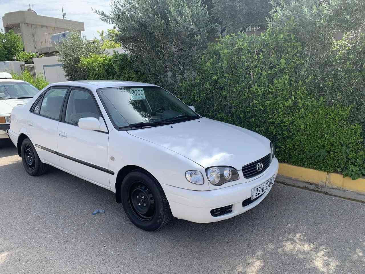 سلام عليكم كورلا موديل 2000 رقم اربيل بسمي 2030  شرط تحويل وكاله كابون بنزين بي گيرمحرك بدون عيب محرك 16 اوتوماتيك تبريد  ثلج ❄️صبغ اربعه قطع بي بدون دواخل حداديه امامي خلفي جديد اربعه تايرات  جديد  كهربيات كله شغال 
سياره اي نقص مابي 
سياره مال بيت  
سعر 65 مجال بسيط 
مكان سياره كركوك حي نصر 
رقم موبايل ***********
