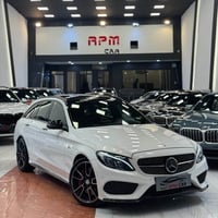 مرسيدس • C-Class • AMG 43 • مرسيدس 2017 • 6 سلندر • كاميرا خلفية • سيا...