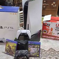 بليplaystation5 فايف فات اوربي مستخدم شي قليل جداا☝️ اخو الجديد 💯 كارت...