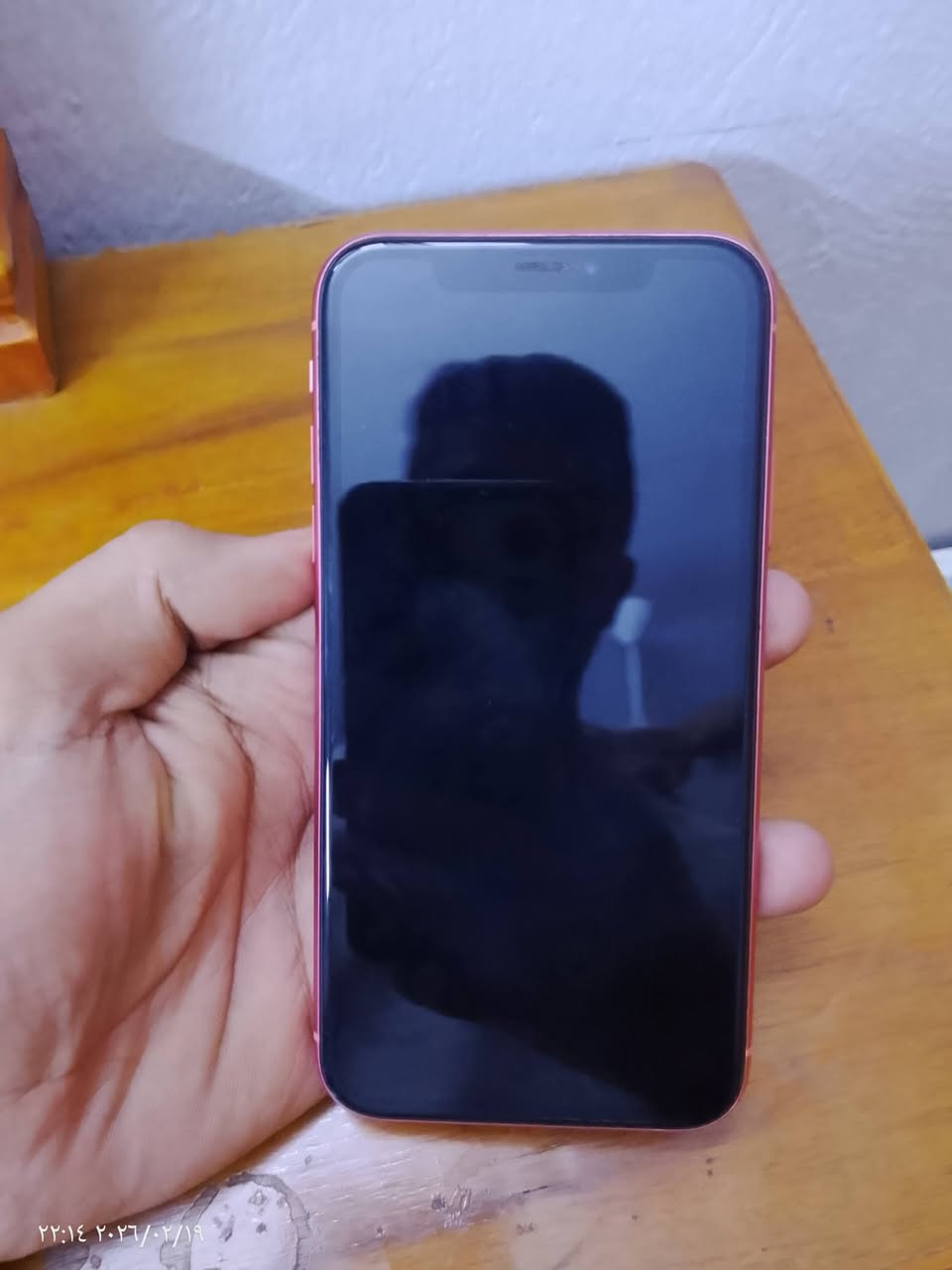 السلام عليكم
ايفون xr لون برتقالي مميز 
الذاكره 64
البطاريه 81
الجهاز مكفول من التصليح كلشي مابدل بي
السعر 185الف وبي مجال قليل 
المكان حي اور مقابل سنتر حي اور 
للاستفسار الاتصال ***********
