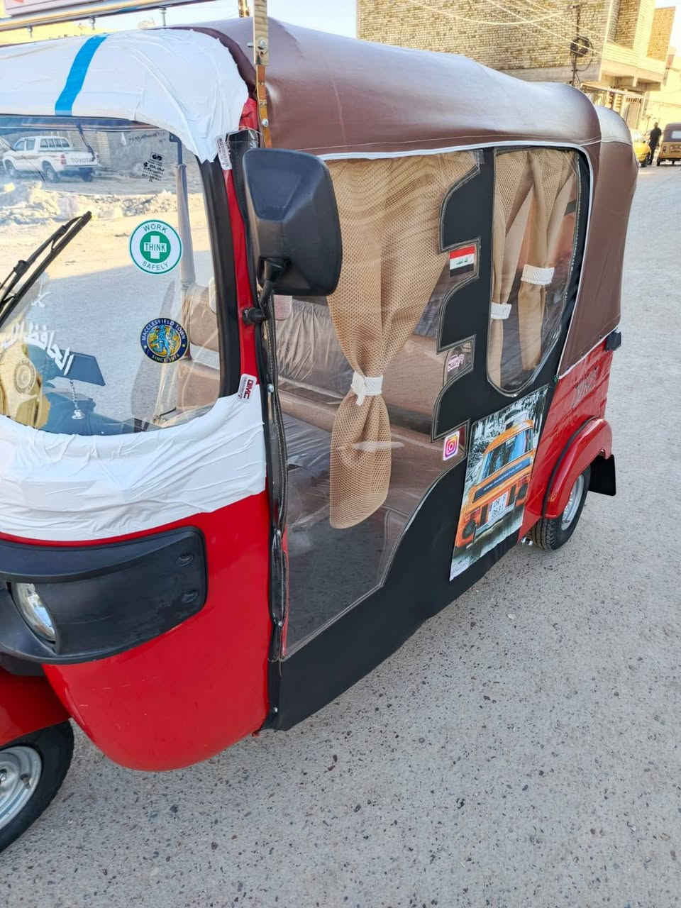 سلام عليكم تكتك للبيع موديل 2018 شهر 5 أوراق المصطفى تكتك جاهز خير من الله مكينه مال 20 العنوان بغداد الكماليه السعر 3900 وبيهه مجال الهاتف *********** ما متوجد ع خاص
