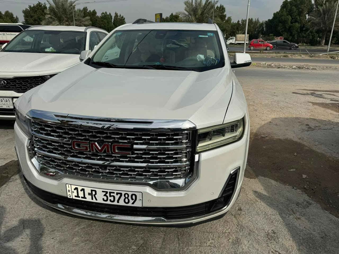 جي ام سي اكاديا موديل 2021
رقم بغداد
ماشيه 30 الف ميل 
لون ابيض 
غرفه بيضاء
دينالي فول للأخير 6 سلندر 
كل مواصفات الدينالي موجوده
محرك وكير وحداديه جديده برغي ما مفتوح 
حادث جانبي جاملغ وباب جنطه 
بيها 5 قطع صبغ توحيد لون ابيع حزام
سعر 240 مع المجال
للتواصل :
***********
