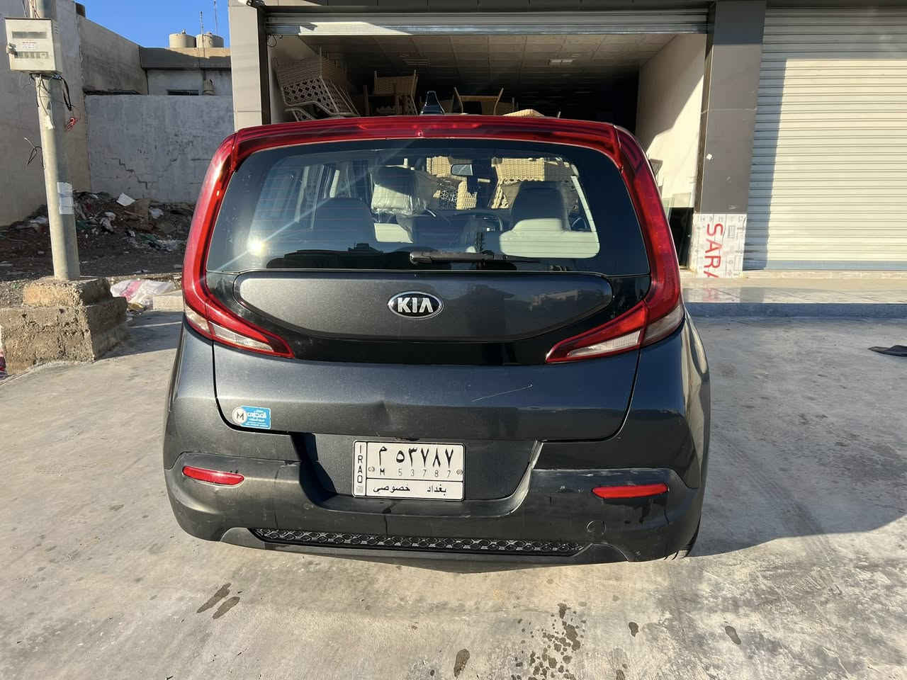 سلام عليكم
للبيع كيا صول 
مديل 2020
رقم بغداد 
محرك 2000 دوش
شاشه كامره حساسات
تحكم جهتين 
ماشيه 130ألف 
سيارة جديده 
مكان بغداد الشعلة
شراي يخابر ع رقم ***********
