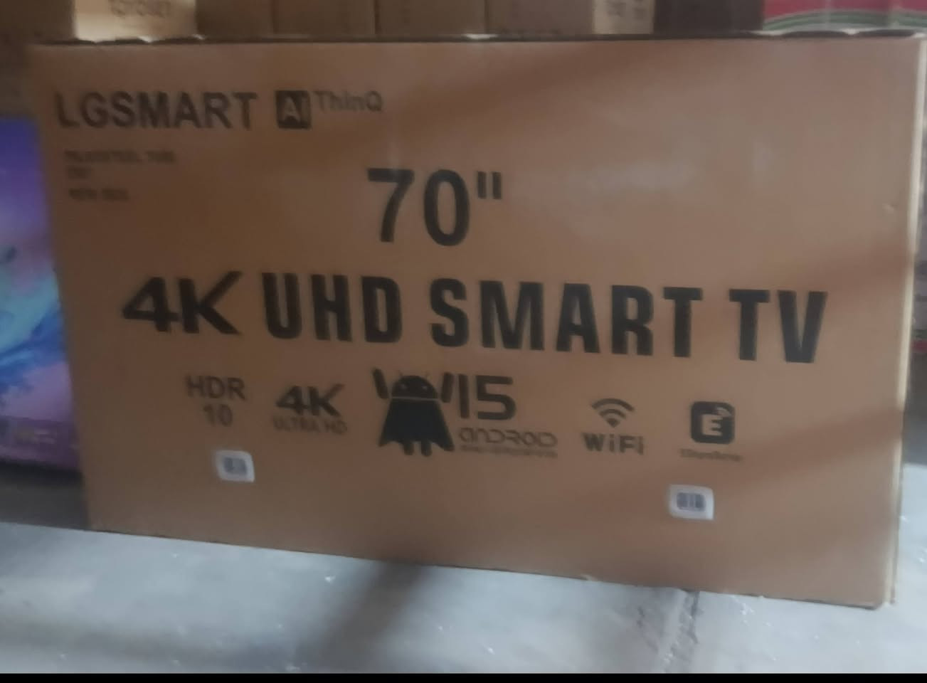 شاشه الجي فول نظافه استخدام شهر واحد فقط بعد بالضمان شركه 4k ‏ ‏السعر 800 بيه مجال قيل مو شراي لا دخل خلاص مكاني كرامه علي على شارع العام


**إذا كنت صاحب هذا الإعلان وتريد حذفه لأي سبب، رجاءا أرسل رسالة إلى الدعم الفني**