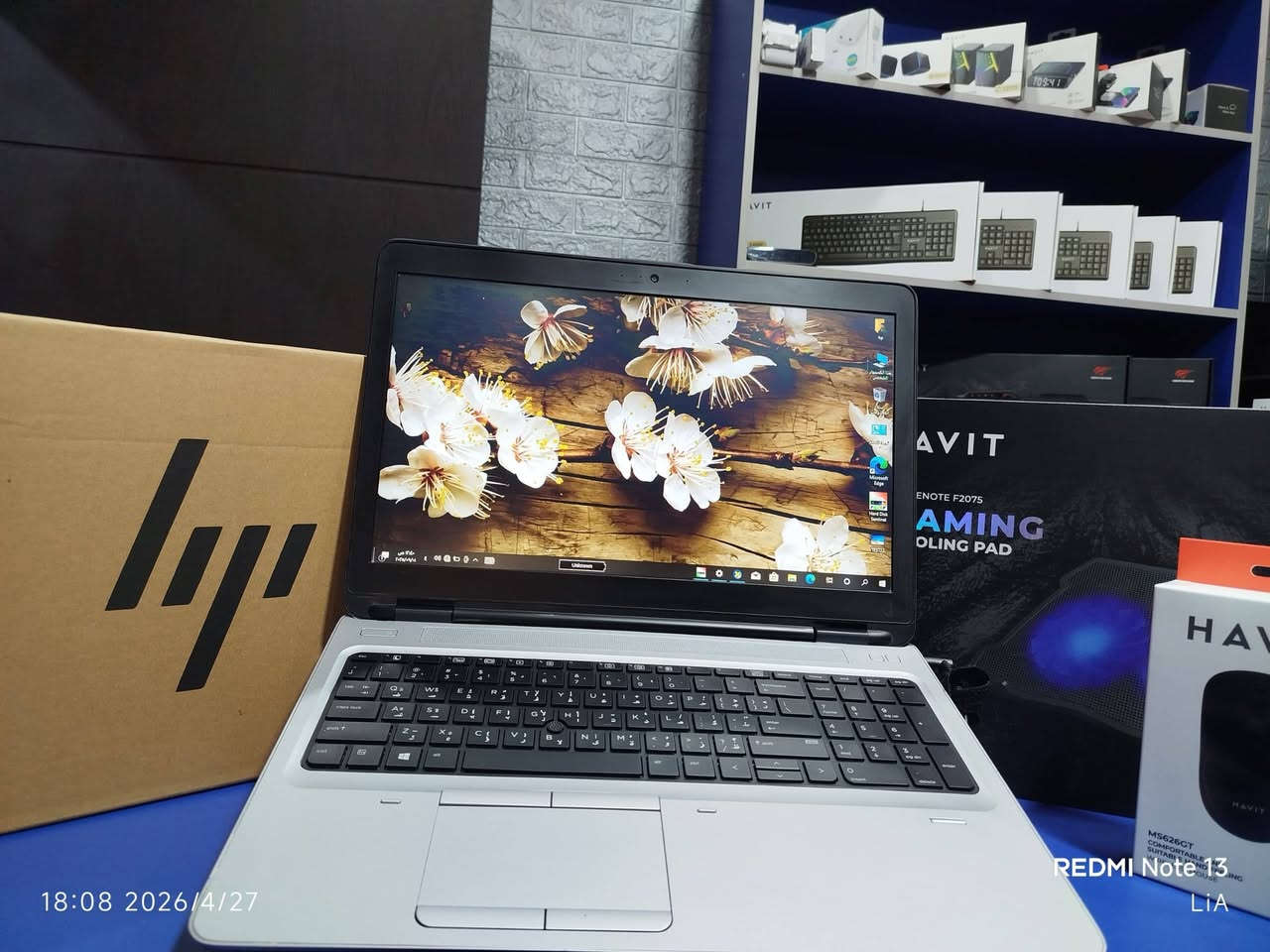 💥اللابتوب والموديل 💥:

👑HP Probook 650 G2 
🔻Core I5_ 6300U
🔻4 CPUs _ 2.5 GHz 
🔻Ram : 8 GB 
🔻Hard : 256 GB 
🔻Amd Radeon R7 M350
🔻Intel UHD Graphics 620
🔻3×USB3 +HDMi_. DVD_RW
🔻Screen size: 15.6 HD
بطارية جديدة بالكرتونة 

لمعرفة السعر علق بنقطة..


**إذا كنت صاحب هذا الإعلان وتريد حذفه لأي سبب، رجاءا أرسل رسالة إلى الدعم الفني**