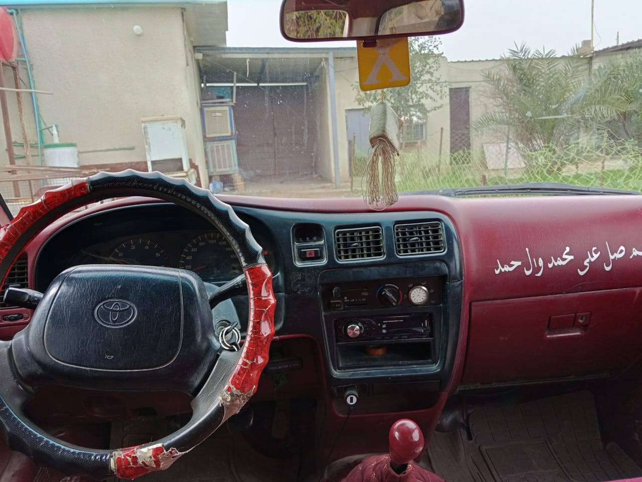 ﷼
سلام عليكم  تيوتى مديل 2000. دواخل حمر سياره نضيفى  مال جناي  مكاني ذي قار قضاء الفجر 
***********مكلف بنشر
