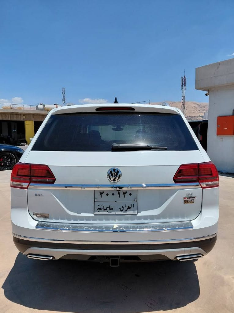 atllas 2019 SEL V6 /4MOTION
ئەتلەس ٢٠١٩ قەپات مواسەفات
 مواسەفات sel 4mation
سپی ناو کرێمی جلد 
پانۆراما
٣ ریز کوشنی ٧ نەفەری 
راداری پێش و دواو ئاوێنە
کوشن و سوکان هیتەر
دەبڵ ئەکسل ٤ مۆد لێخورین
پانۆراما
تەبرید مەرکەزی
کوشن کارەبا و خەزنکردن
دوو شاشە ئەلیکترۆن
مەکینە ٦ بستۆنی ٣.٦ لیتر مەرغوب
٩٩ هەزار میل رۆشتووە
چەندین مواسەفاتی تر
دوو پارچی بۆیاخە بێ ناو گرتن چەمەلەخی پێشەوە  سەکن لەگەڵ چەمەلخی دواوە  
بەس ئێرباکی شانەکان تەقیوە بێ سوکان و داشبوڵ
٤ تاییەی تازەی لەسەرە
رەسمی سۆنەریم داناوە
گێرو مەکینەی بە شەرت
سەیارەکە زۆر تازە ماوەتەوە وەک دقی شەریکە ماڵی دۆستە
نرخی190  وەرەقەو مامەڵێکی زۆر کەم
ناونیشان:سلێمانی
ژ.تەلەفون:*********** السليمانية, العراق
