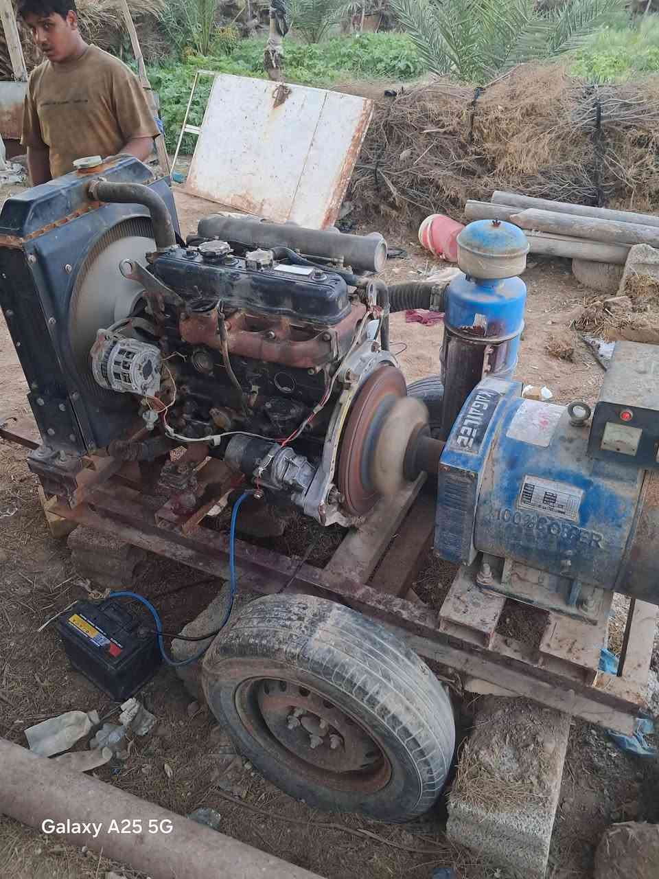 السلام عليكم للبيع مولد دايو تري فيز جاهزه ماتخسر ربع عليه العنوان الحي ناحيه البشائر قرية ٧نيسان السعر٣وميه رقم ***********
