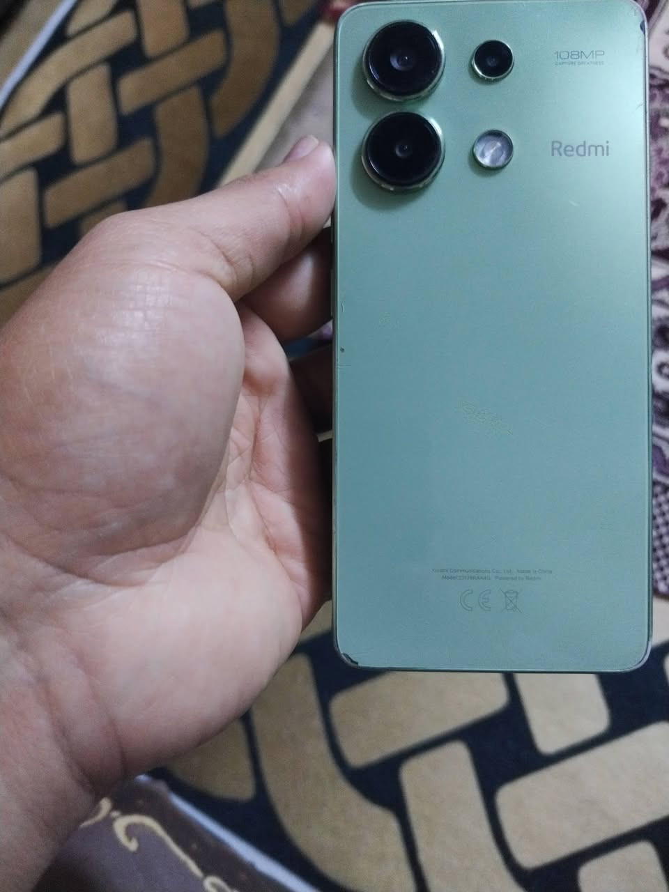 سلام عليكم عندي جهاز ريدمي نوت ١٣ جهاز نظيف ذاكرته ٢٥٦ جهاز عل فحص سعر جهاز ١٥٠ عنوان بغداد الحريه الثانيه للاستفسار الاتصال على الرقم ***********او واتساب أو عل خاص
