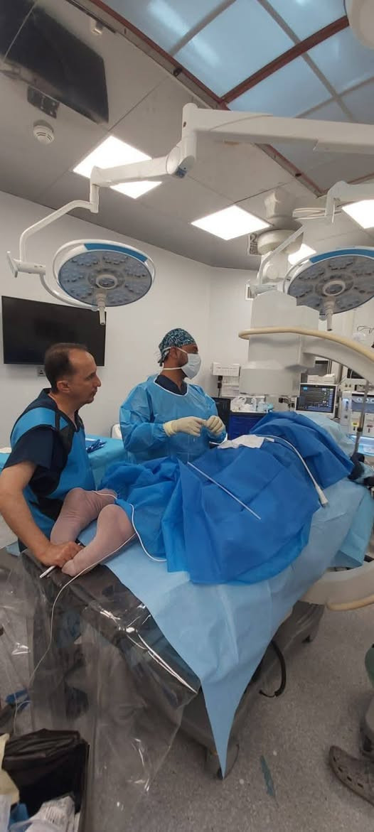 عياده الدكتور 
غسان فارس الجميلي 
اختصاص دقيق طب الألم التداخلي
علاج كافه الالام المزمنه الناتجه عن الانزلاق الغضروفي القطني والعنقي وبدون شق جراحي وبواسطه التردد الحراري النابض وبدلاله السونار وبالتخدير الموضعي 
علاج الام سوفان الركبه وحقن الركبه بالبلازما وبدلاله السونار والتخدير الموضعي 
علاج الام الكتف المزمنه 
إجراء كافه تداخلات طب الألم يتم بدلالة جهاز السونار وبالتخدير الموضعي 

تحفيز الأعصاب المحيطيه وبتقنيه التردد النابض وبدلاله جهاز السونار 

تداخلاتنا لا تحتاج إلى رقود في المستشفى ويستطيع المريض ممارسه حياته الطبيعيه وبنفس اليوم وبدون شق جراحي 

العنوان 
تكريت شارع الأطباء مجمع الحرير الطبي
ايام الدوام في العياده السبت الاثنين الثلاثاء 
للحجز مراسله الصفحه او الاتصال برقم الحجز 
***********

يرجى الحجز المسبق لطفا

تمنياتنا لكم بدوام الصحه والسلامة
