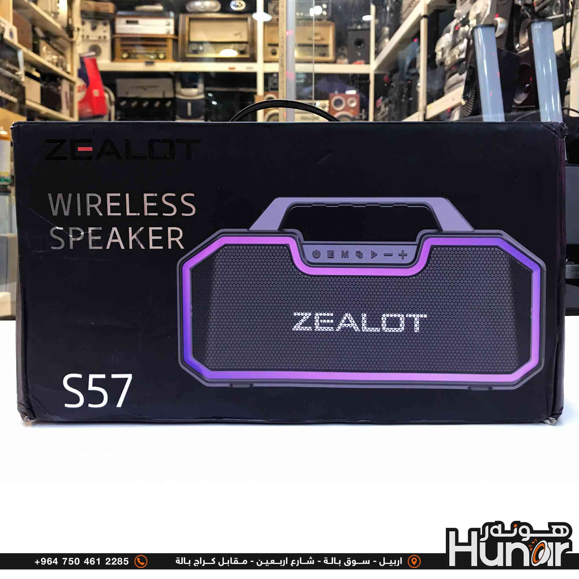 Zealot S57 Speaker Portable  80 Watts
( کوردی • عربي )

🟢توصيل موجود الي جميع المحافضات
🟡گەياندن هەیە بۆ هەموو شوێنێک

🟠مــعـرض هــونـەر
🔸للـصوتــیات(امبلیفایر• سماعة• رادیو• انتیك• مایكروفون)
🔸عــنـوان• اربیل سوق بالة • شارع اربعین
🔸مـوبایـل• ***********
                   ***********

🔵پـێـشانـگای هــونـەر
🔹بۆ ئامێری دەنگی و کارەبایی(ئیمپلیفایر• سەماعە• ڕادیۆ• مایکرۆفۆن)
🔹ناونیـشان• هەولیر • بازاری لەنگەی ٤۰م
🔹مـــۆبـایـل• 
***********
***********

•••••••••••••••••••••••••••••••••••••••••••••••••••
#iraq #kurdistan #duhok #zaxo #hawler #karbala #slemani #erbil #baghdad #kurd #kurdish #akre  #karkuk #kuwait #najaf
#amplifier #audio #subwoofer #sound #music #audiophile #bass #stereo #amplifiers #speaker #soundsystem #speakers
#اربيل #العراق #بغداد
