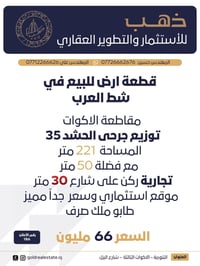 التنومة البصرة • ٢٢١م • ذهب للاستثمار