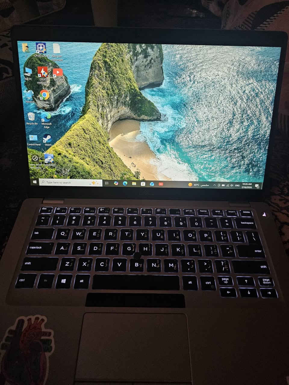 لابتوب dell رام 32
لابتوب Dell Latitude 5410 بحالة الوكالة (شبه جديد تماماً) 🔥للبيع لابتوب ديل نظافة 95% ، استخدام خفيف جداً (عداد التشغيل 500 ساعة فقط!). 
الجهاز عملاق للمبرمجين، المهندسين، والطلاب بسبب الرام الضخم والبطارية الممتازة.
-المواصفات الفنية:💻 المعالج: Intel Core i5 الجيل العاشر 16 رام شير.
- الذاكرة (RAM): 32GB DDR4 (عملاق للتصفح والبرامج الثقيلة). 
- التخزين: 256GB SSD NVMe (صحة الهارد 99%).
-  -البطارية: بحالة ممتازة جداً (نسبة الصحة 97% توب).
السعر: 375 الف (وبيه مجال)
 المكان: [بغداد حي العامل]
 للتواصل: [***********]
