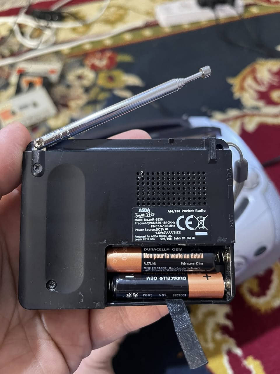 راديو ب١٠ مع توصيل باب باتري واكع


**إذا كنت صاحب هذا الإعلان وتريد حذفه لأي سبب، رجاءا أرسل رسالة إلى الدعم الفني**