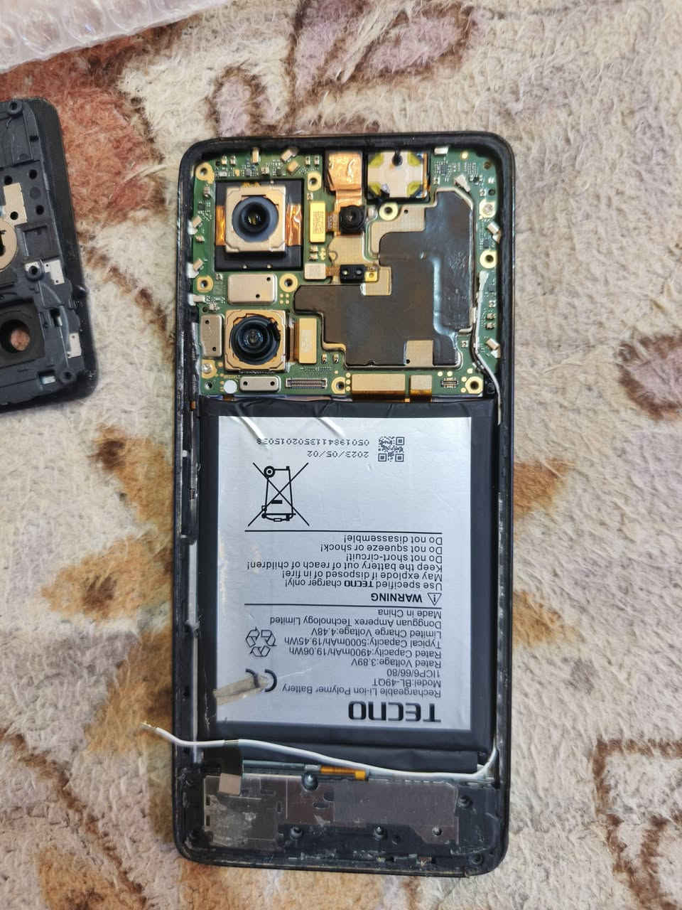 سلام عليكم بورد تكنو كامون 20 برو 5G
ذكره 512 بورد شغال شرط شغل نقص
فقط شاشة سعر 100 قفل
*********** وتساب توصيل موجو
