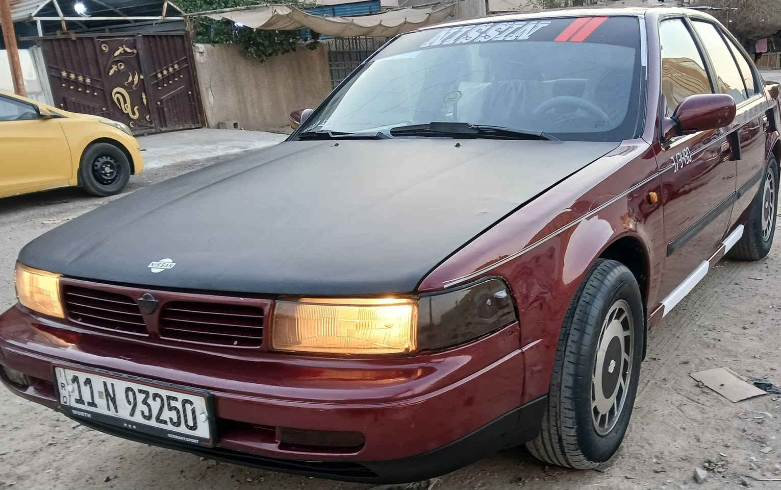 نيسان ياباني موديل 93 رقم بغداد دولي اوتوماتيك 6 سلندر منظومة تبريد كامله مكفوله من الظربه غرفته ابلاديه حداديه ممتازه تخم تاير ياباني  ويل كب السياره نظيفه السعر 39  ورقه مكاني بغداد***********
