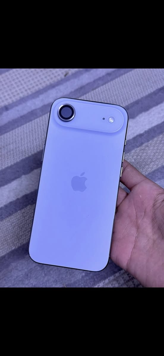 سلام عليكم
ايفون 17 air ايسم الجهاز جديد يخلص ضمانه ب 2026 شهر 11 يوم 19 يعني بعد 11 شهر ويخلص الضمان نكدر نكول بعد سنه  

مستخدم شهر فقط بطارية 100

عدد الشحنات 36 مره ذاكرة 256 لون ابيض ياباني  كامل ملحقات السعر 1150

*********** راسلني واتساب او مازنجر او اتصل كلشي موجود

مكاني بغداد البنوك
