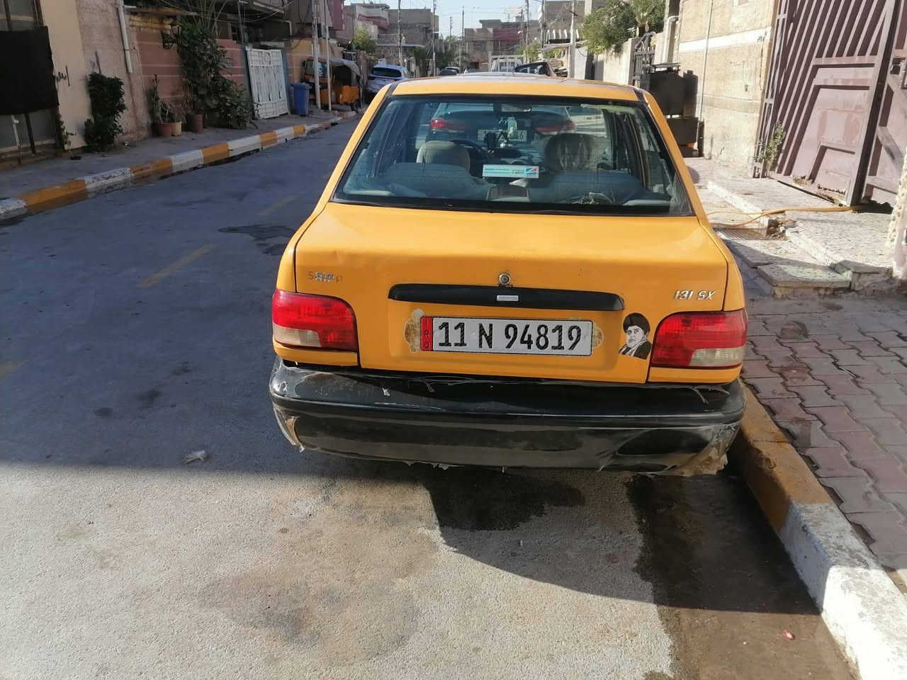 السلام عليكم سايبا ١٧ كير ومكينه جدد باتري جديد السياره مبدل بيه جاملغ الخلفي اليمنه وصبغ زوج جاملغات الخلفيه
تبريد نقص بس غاز  داخله نضيف  بسمي مصفره هيئه وغرامات تحويل ثاني يوم مكاني بغداد الغزاليه رقمي*********** 
السعر ٣٣ وبي مجال
