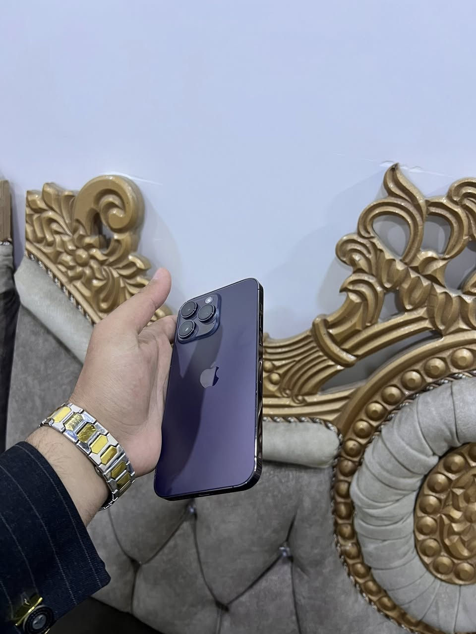 ايفون14 برو ماكس
ذاكره 256

بطاريه83

تك سيم 

نموذج M امريكي

نضافه 98%

الجهاز ما مفتوح

السعر780 الف

***********

***********
