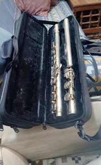 اله موسیقیه انتیکه مارکه معروفه قديمه مطلي بالفضه بالكامل للتواصل 0771...