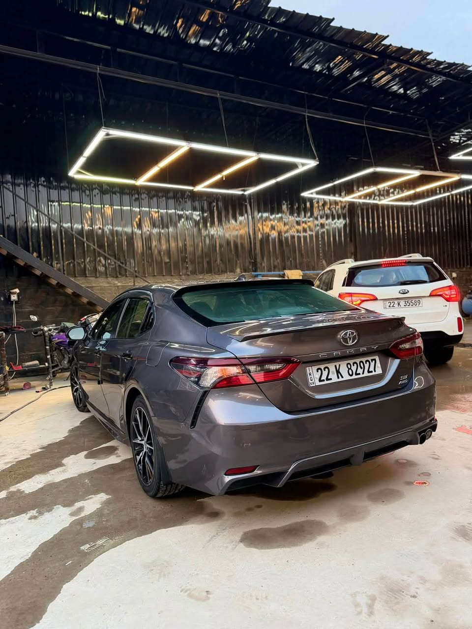 Toyota Camry 2023 SE  nightsha
رقم اربيل بااسمي  
ماشيه 92الف  كيلو متر  وليس ميل 
الضرر:فقط دعاميه اماميه   
‎بدون دواخل بدون ايرباك 
‎صور حادث موجود 
‎حجم المحرك 4 سلندر (2.5L)
‎المواصفات:
‎رادار امامي ( تحديد مسار)
‎تحذير من الاصطدام
‎تحكمات+شفتات استيرن 
‎شاشة كبيرة لمس+كاميرا
‎مانع انزلاق+ABS
‎كشنات جلد + كشنات كهرباء
‎تحكم وضعيات القيادة (Sport - Normal - Eco)
‎سايد بريك كهربائي  مفتاح الاوتو هولد
مع منافذ USB,AU  

‎السيارة دفع رباعي والكير و المحرك بشرط مكفول
مكان السياره صلاح الدين سامره اتصل وتدلل
***********
