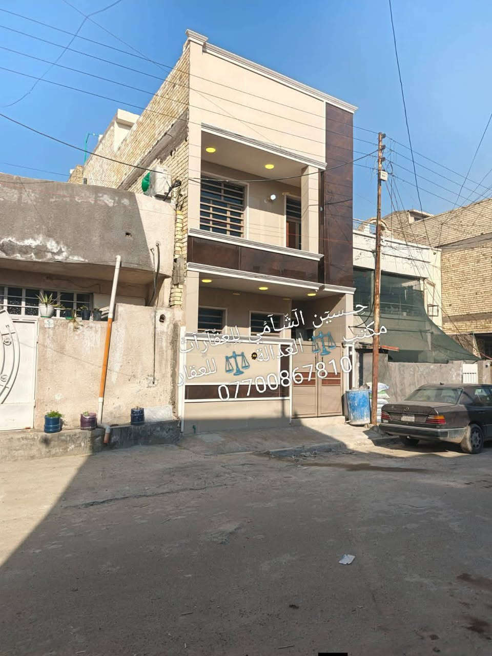 🧿﷽ 🧿
📌 مشتمل للبيع 🏡 البيت مستقل
📌مساحه 75  م الواجهه 5م والنزال 15مدخلين
📌ط1 كراج  واستقبال وحولي وغرفه وخدمات
📌وط2 غرفتين وخدمات وبيتونه وسطحين
📌الشارع 12م والرصيف 3م
📃✏️العنوان 📌 بغداد  الشعب خلف جامع الجهاد🏡 

📌عنوان المكتب #مڪتبَ_آلُِعٍدِآلُِة_لُِلُِعٍقٌآرٍ 
 بٰٰيٰع&شراء&بٰٰناء&هدم&دور &تہٰصہٰميٰم &اشرافہٰ&تنـِفيـٍذ
📌🌐بغداد الشعب شارع الاسواق المركزية مجاور مسبح العدالة 🌐
📌للاستفسار اتصل ☎️ 📞 *********** ويوجد واتساب وماسنجر
حٍسين آلُِشُآمي لُِلُِعٍقٌآرٍآت🪐
