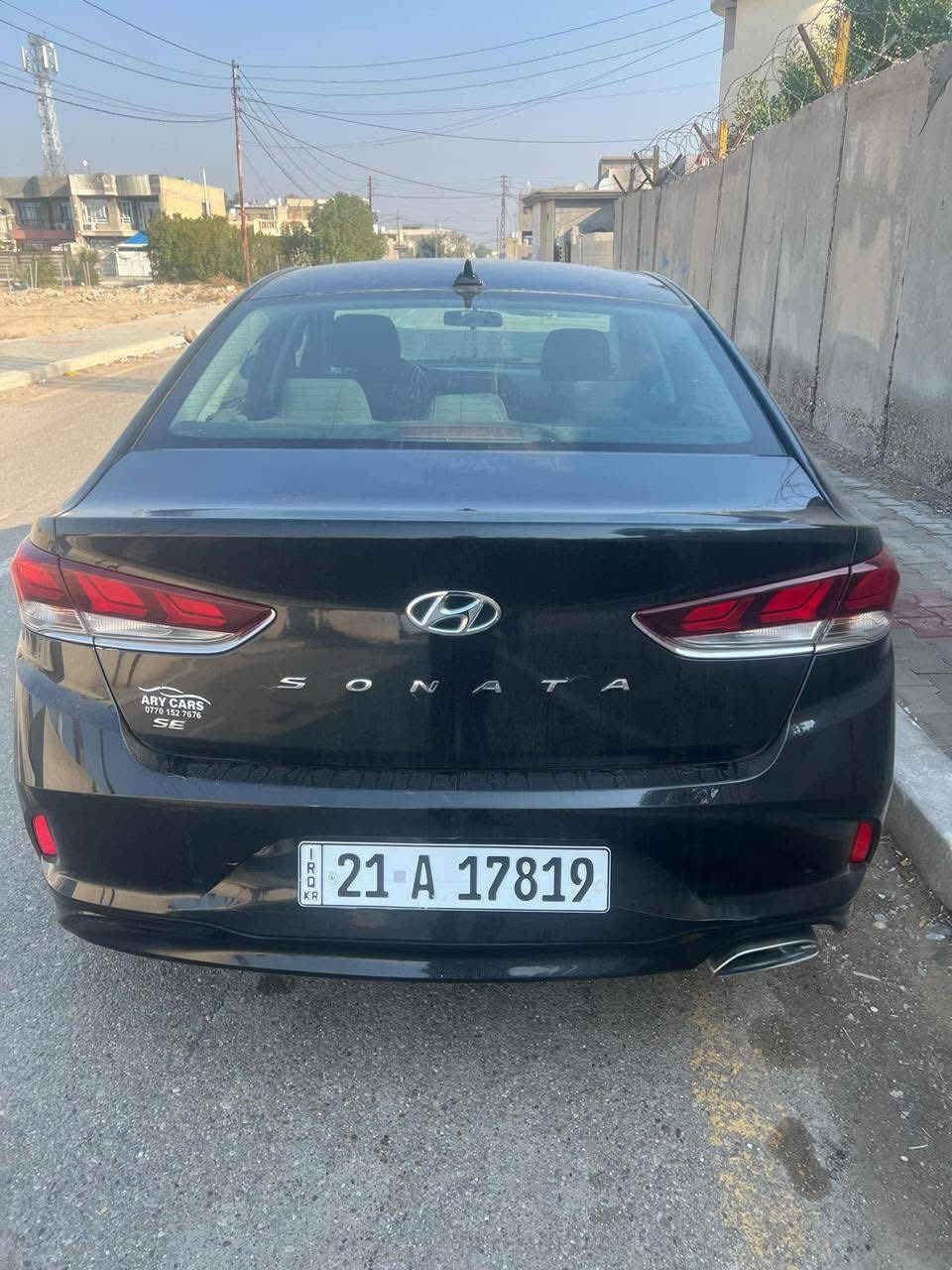 بيع مستعجل هيونداي سوناتا 2018
لون اسود
رقم سليمانيه بأسمي تحويل ثاني يوم
سنويه 2030
لمعرفة السعر 113 وبيها مجال بيها جاملغ وبنيد بدون دواخل 
العنوان : موصل- 
رقم الاتصال : ***********-***********

