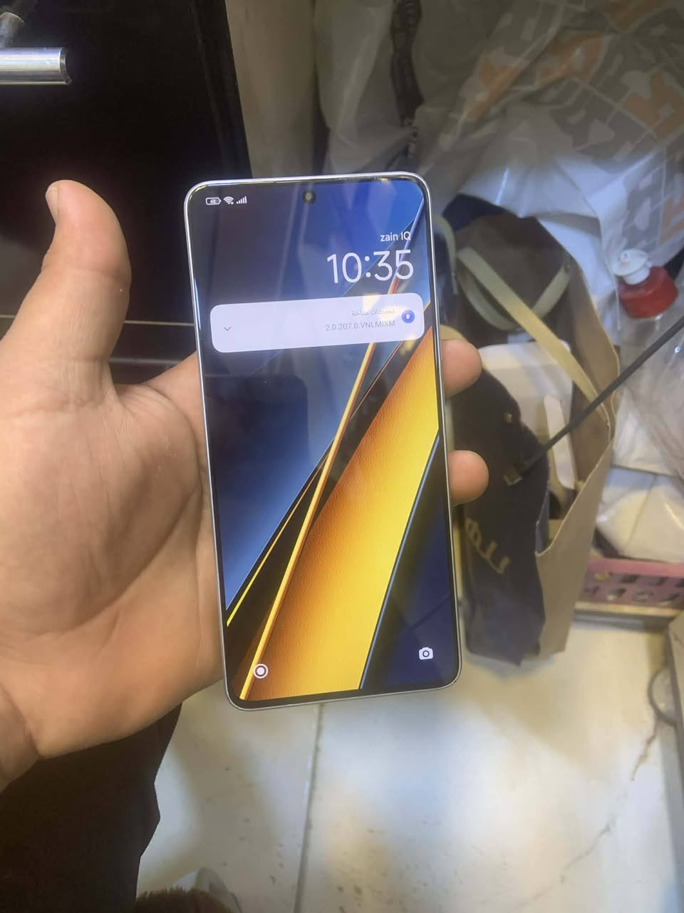 سلام عليكم بوكو x6برو جهاز ذاكره 512جهاز جديد  ميدل سماعه فقط مال اتصال  ويا فقط شاحنه ببجي 120فريم السعر 275 وبي مجال قليل  العنوان نجف ابو صخير


**إذا كنت صاحب هذا الإعلان وتريد حذفه لأي سبب، رجاءا أرسل رسالة إلى الدعم الفني**