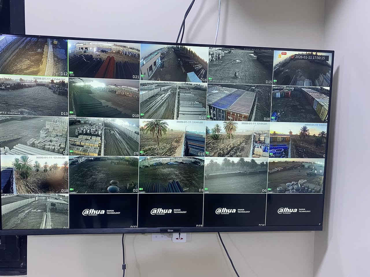 اعمالنا منظومات كامرات ipوانلوك مناطق متفرقه من بغداد مواصفات عاليه مع الذكاء الصناعه من شركه دهوا وهك فجن من شركه صدى تونس الوكيل الرسمي دهوا وهك فجن ***********$***********
