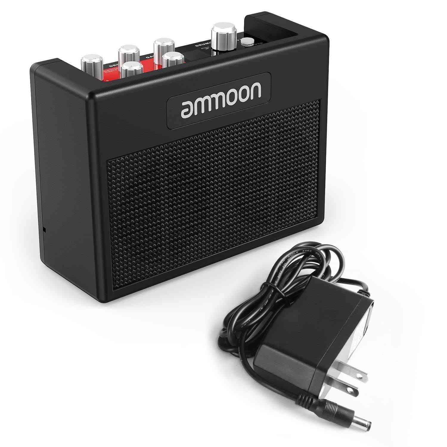 مضخم صوت جيتار من شركة ammon🎸
يتميز بوجود مؤثرات رقمية مدمجة (DSP Effects) ونظام ضبط جيتار مدمج (Built-in.(Tuner

بداخله 80 إيقاع للطبول (Drum Rhythms) مع خاصية Tap Tempo لتحديد السرعة.

الموقع📍: موصل جامعة قرب الفاتنة او موصل سبيس مكتب عامر فندر للموسيقى

متوفر توصيل🚗

السعر  والاستفسار تواصل على واتساب
***********
***********
