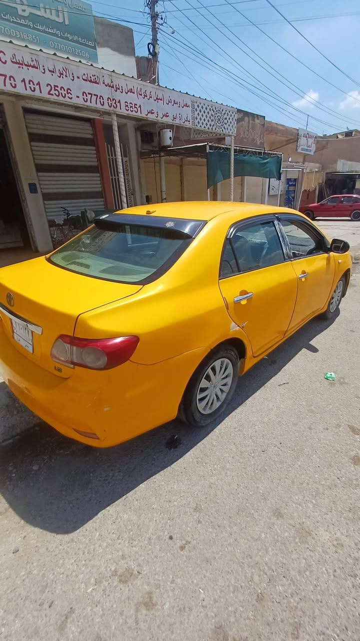 كورلا 2009 رقم ديالى مشروع وطني
كير محرك جيد محرك 18 بيها كابون بانزين 
بيه ضرر بل گشر مكفولة من الگص والانقلاب 
السعر 85 شراي انتصل ***********

