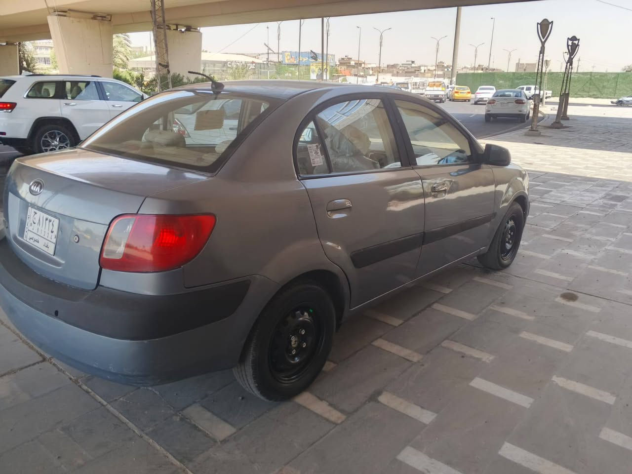 كيا ريو موديل 2007 رقم بغداد مشروع وطني وارد امريكي حجم المحرك 1600 تخم تاير تبريد شغال مكان السياره بغداد السعر 67 وبيها مجال رقم الهاتف ***********
