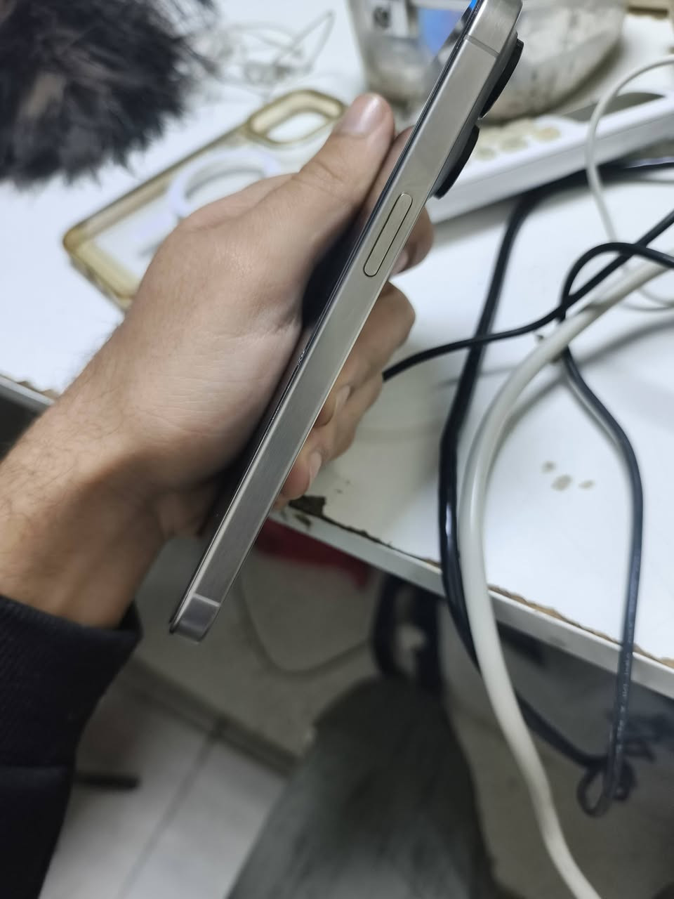 15 برو ماكس بطاريه 86 نضيف وتر برووف شخط مابي لا مبدل ولا مفتوح ولا أي شي ذاكره 256 للبيع ب  970 وبي مجال حك الجيه مكاني زعفرانيه للتواصل ***********
