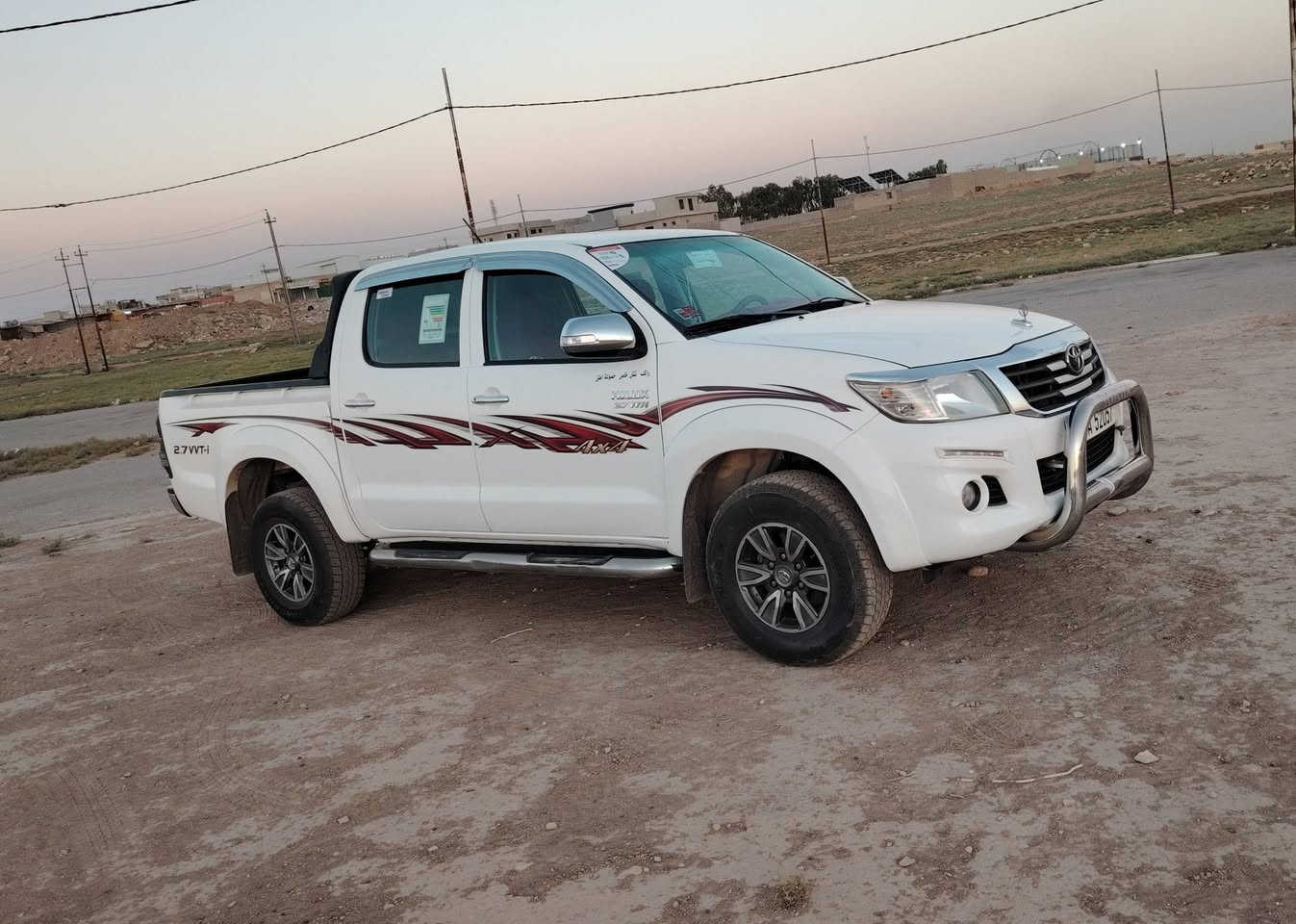 سلا عليكم 
للبيع تيوتا هايلوكس 2014 دبل اكسل سيد نهرو 4×4 السياره كير عادي مكفوله من محرك و كير و اكسل كلو بشرط المحرك ما مفتح جديد شرط ابو البطل تحكمات ستيرن مسجل بلاتوث شغال كامرات اماميه و كامره خلفيه و هوك بدعاميه الوره اصلي وكاله شرط بدون صبغ و تعديل و مابيه الحمدلله اي حادث رقم السياره الشمال دهوك مكان السياره موصل. رجاء الشراي يراسل و ادز الرقم


**إذا كنت صاحب هذا الإعلان وتريد حذفه لأي سبب، رجاءا أرسل رسالة إلى الدعم الفني**