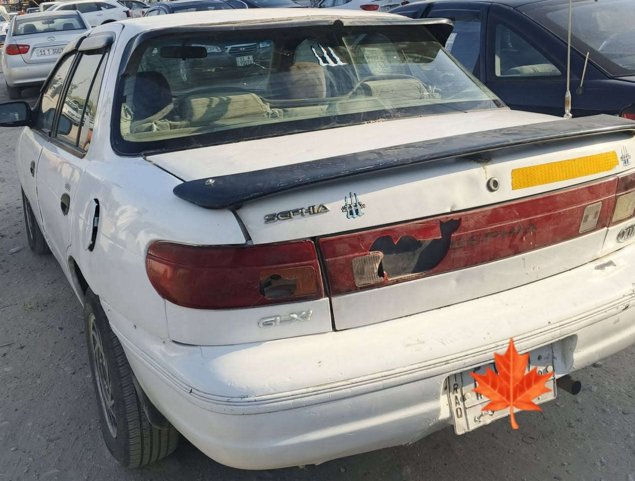 السلام عليكم. كيا سيفا موديل 94 رقم بغداد 
كير محرك  صدر جديد تخم تاير جديد سياره جديده سعره 29 وبيها مجال بصيط مكانها بابل جبله ***********
