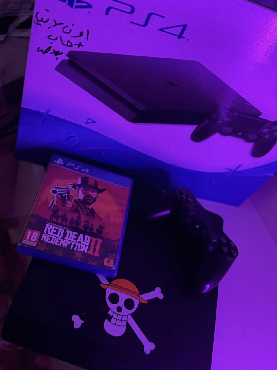 � للبيع PlayStation 4 Slim (سليم) 🎮
جهاز نظيف جداً شبه جديد ✨
مستخدم شهر واحد فقط ✔️

🔹 الحالة: ممتازة جداً (بعده بالبستيكر)
🔹 أونلاين شغال 100% بدون أي مشاكل
🔹 ملحقات كاملة (كلشي وياه)
🔹 يد تحكم أصلية 🎮
🔹 وياه لعبة قوية: Red Dead Redemption 2 🔥

الجهاز عل فحص بأي مكان فحصة 
واي مشكلة بيه يرجعلي 

💰 السعر: (255) وبيه مجال بسيط 
📍 المكان: (مدينة الصدر )
📞 للتواصل: *********** واتساب فقط
