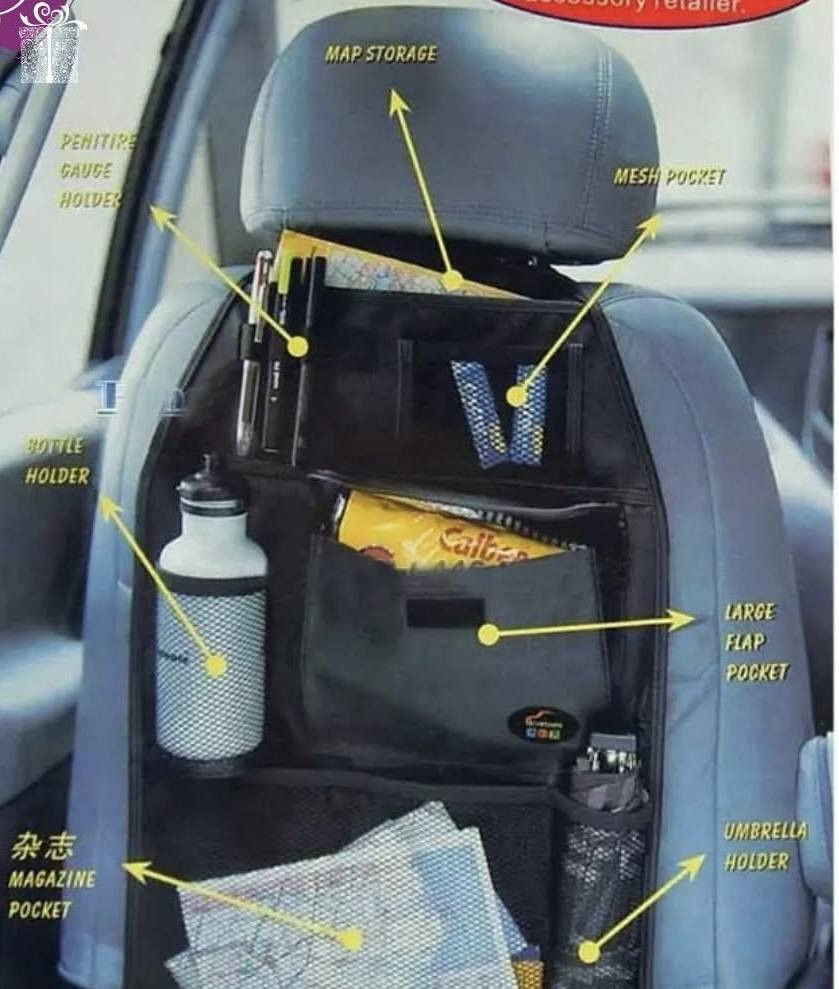 منظم المقعد الخلفي للسيارة من ماركة Estcar (الموديل: 151-318)، وهو مصمم لتنظيم الأغراض داخل السيارة وتوفير مساحة إضافية. 
المواصفات والمميزات الرئيسية
يتميز المنظم بتصميم عملي يتضمن عدة جيوب مخصصة لأغراض متنوعة:
جيوب التخزين: يحتوي على حامل أقلام (4 فتحات)، جيب شبكي علوي للأجهزة الصغيرة، حامل للمشروبات، جيب كبير للأجهزة اللوحية أو الكتب، وجيوب شبكية سفلية مزدوجة.
المواد والأبعاد: مصنوع من قماش النايلون 600D المتين والمقاوم للماء، وتبلغ أبعاده 39 سم × 60 سم.
طريقة التركيب: يتم تثبيته بسهولة خلف المقاعد الأمامية باستخدام أحزمة قابلة للتعديل حول مسند الرأس وأربطة سفلية لضمان الثبات
يوجد خدمه توصيل لجميع المحافظات العراق


**إذا كنت صاحب هذا الإعلان وتريد حذفه لأي سبب، رجاءا أرسل رسالة إلى الدعم الفني**