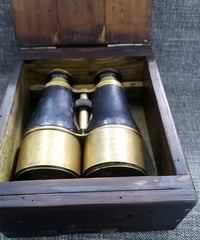 من نوادر الحرب العالمية الاولى ناضور نحاس مقابض جلد طبيعي عمرة اكثر من...