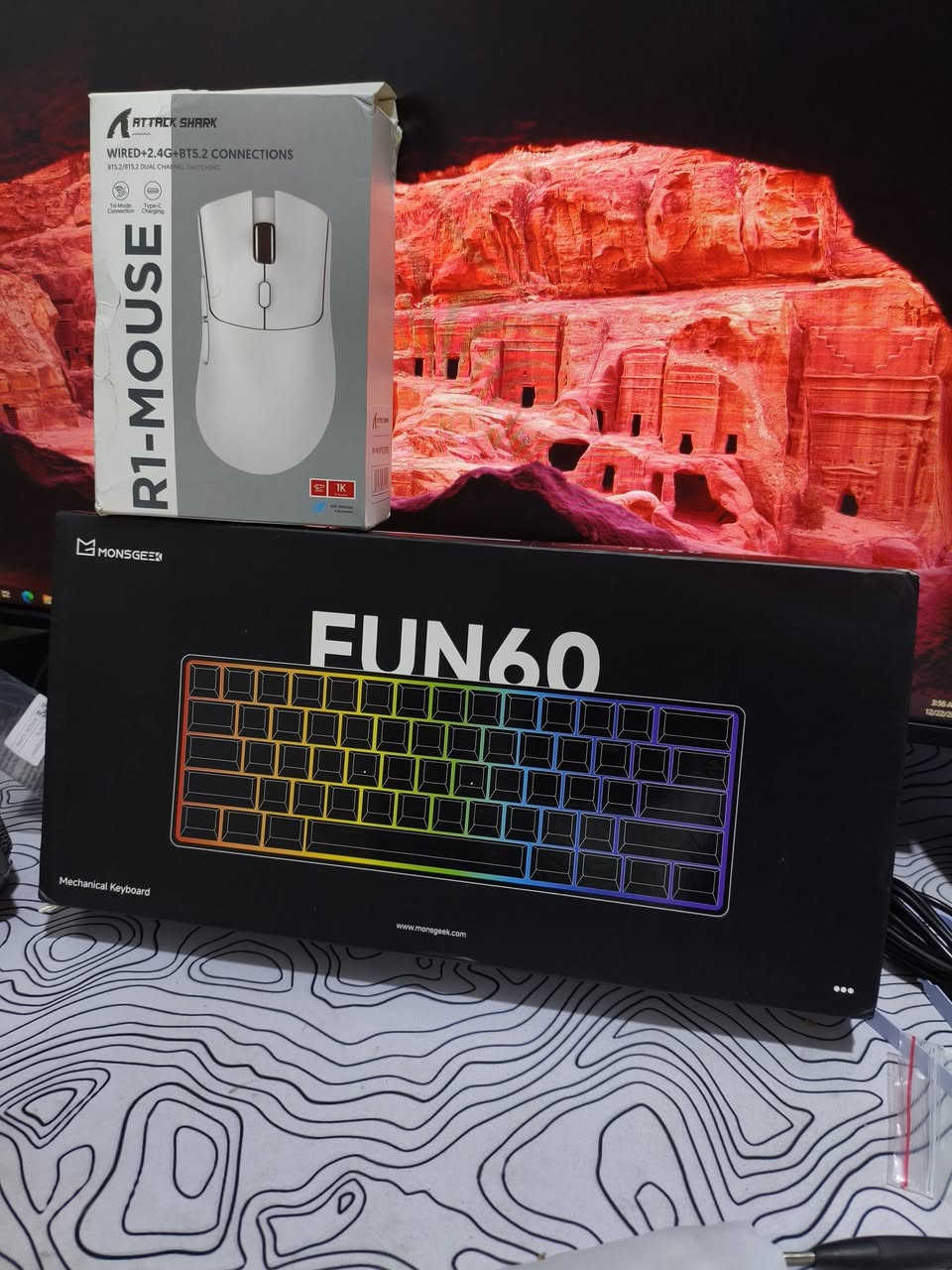ماوس اتاك شارك جديد R1 معروف كامل ملحقات✅ سعر 27 

كيبرود احترافي وايت سوج FUN60 ultra جديد ✅ سعر 55

M.2 ذاكره 256 جديد ومفحوص وهيلث مالته100✅ سعر27

مونتر Gigabyte جديد 25 بوصه و200 هرتز 1080✅سعر 168

وتساب ***********
