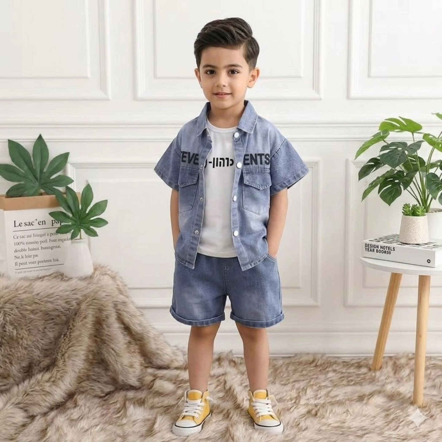 #طقم العيد وصل  ✨✔️
خامه جينز درجه اولى 
القياسات  5/4/3/2/1 سنوات
قياسات الموديل الثاني من سنه ونص الى 7 سنوات 
متكون من 3 قطع 
توصيل لجميع المحافظات 5


**إذا كنت صاحب هذا الإعلان وتريد حذفه لأي سبب، رجاءا أرسل رسالة إلى الدعم الفني**